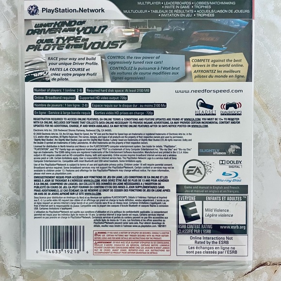 Need For Speed Shift - PlayStation 3 Video Game - Brand New - (Wrapped) - Picture 2 of 2